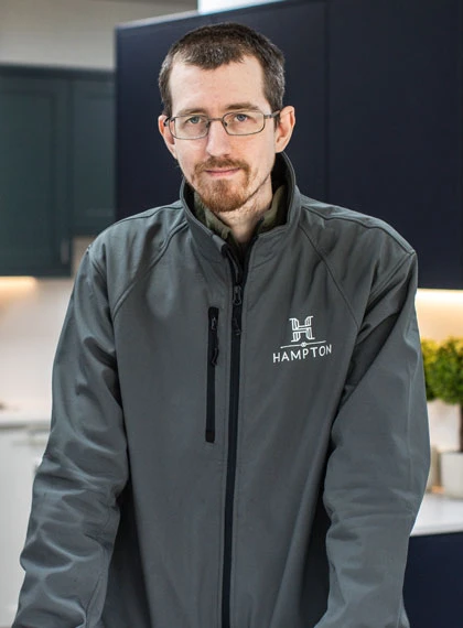 Portrait of James Smith, Costing and Sales Team at Hampton Kitchens